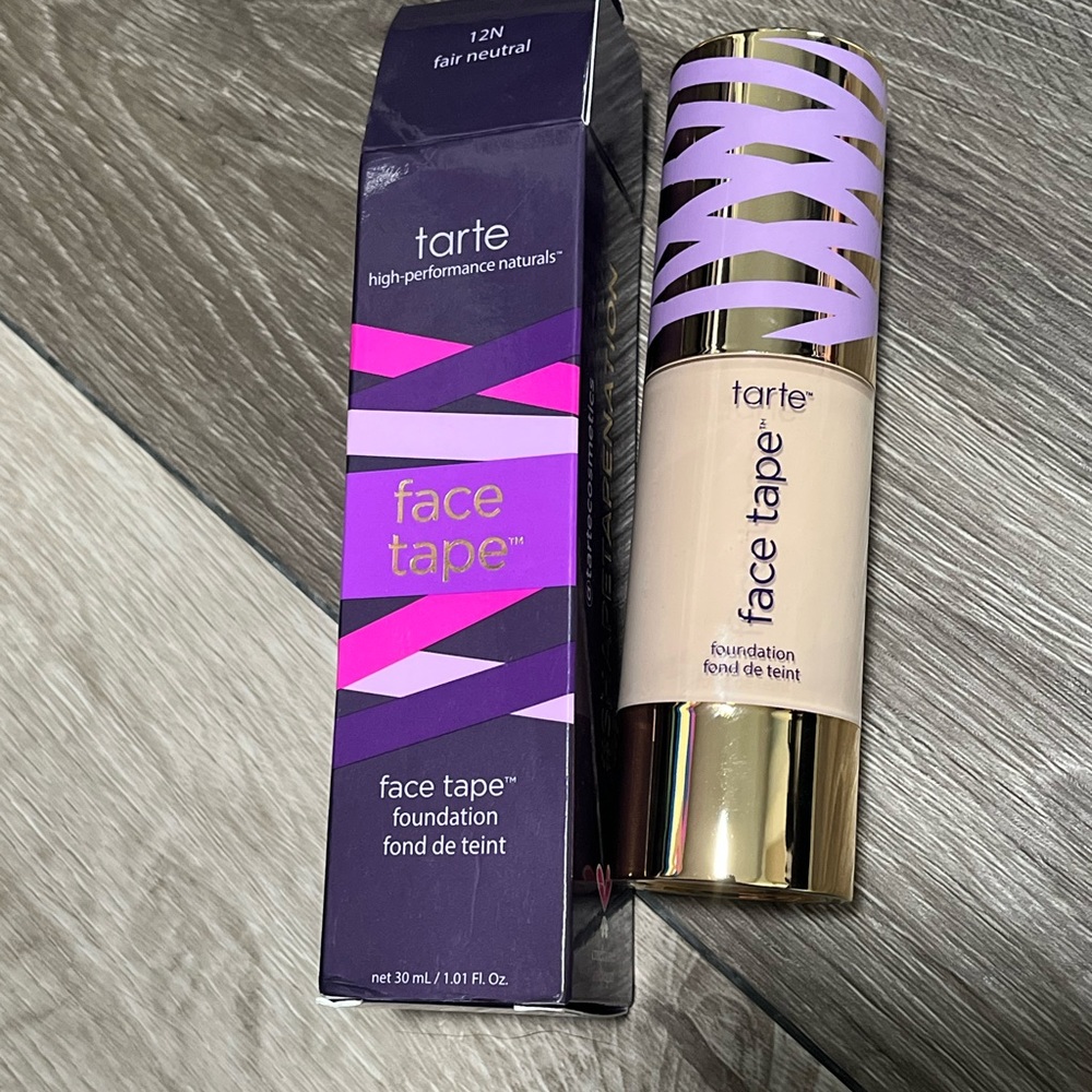 Tarte Face Tape Foundation 12N Fair Neutral New